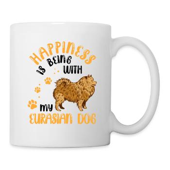 Eurasier makes me happy Eurasier - Mug - white - Right