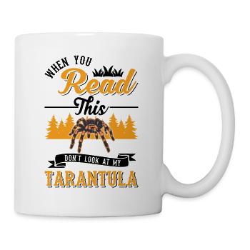 Tarantel Geschenk Spinne Tarantula - Tasse - Weiß - Rechts
