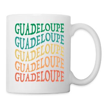 Belle idee cadeau souvenir de la guadeloupe - Mug blanc - blanc - Droite