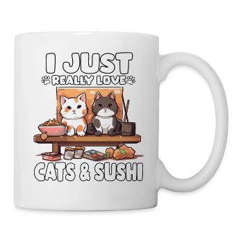 Sushi Chats Neko Cat Otaku T Japon Sushi - Mug blanc - blanc - Droite