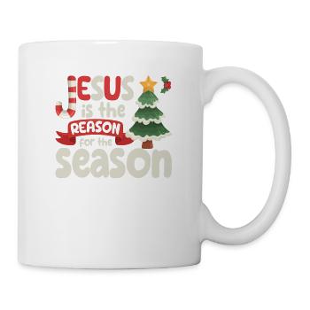Jésus est la raison de la drôle de la saison - Mug blanc - blanc - Droite