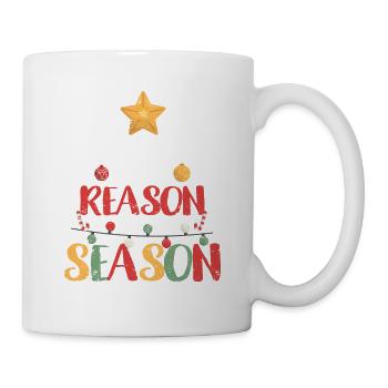 Jesus is the reason for the season's funny - Mug - white - Right