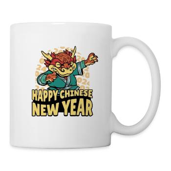 Chinesisches Neujahr Drache Vietnam I Geschenk - Tasse - Weiß - Rechts