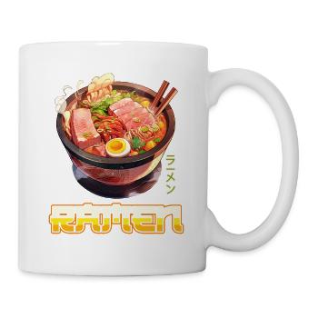 Anime Ramen Nudeln - Tasse - Weiß - Rechts