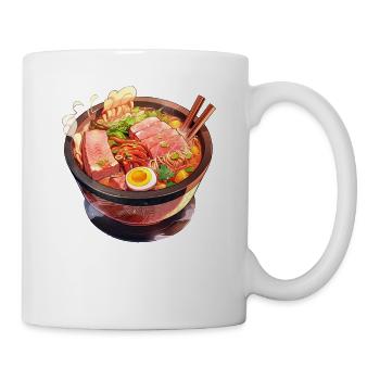 Anime Ramen Nudeln - Tasse - Weiß - Rechts
