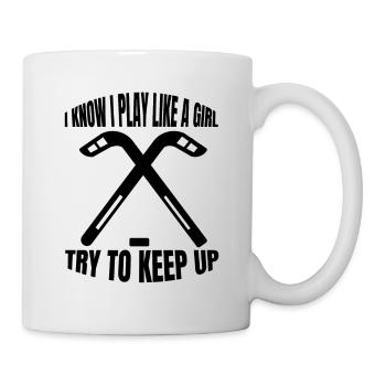 Équipe de hockey sur glace Joueur de hockey sur glace Fan de hockey sur glace - Mug blanc - blanc - Droite