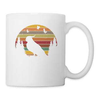 Budgie Retro Welli Vintage - Mug blanc - blanc - Droite