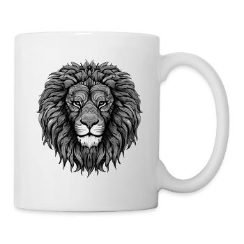 Lion Portrait - Mug - white - Right