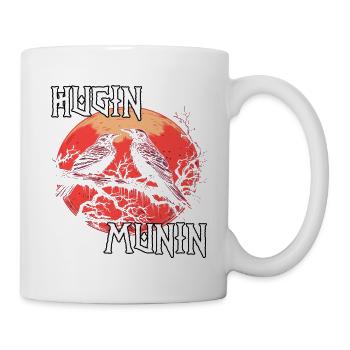 Blutrabe | Wikinger Odins Raben Wikinger - Tasse - Weiß - Rechts