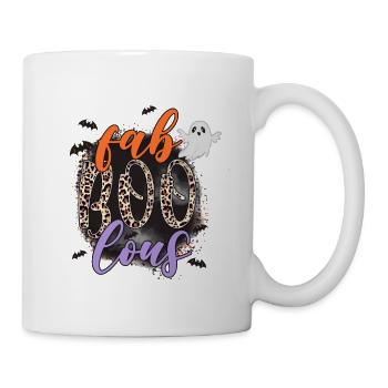 Fab-BOO-Lous Halloween Vibes: Spooky and Retro - Mug - white - Right
