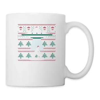 Père Noël Ovni Alien Bigfoot Moche - Mug blanc - blanc - Droite