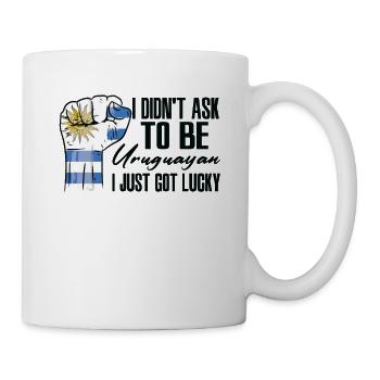 Uruguayischer Stolz Uruguayische Flagge - Tasse - Weiß - Rechts