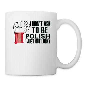 Fierté polonaise Drapeau polonais cultivé - Mug blanc - blanc - Droite