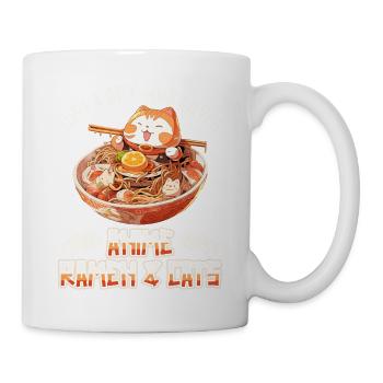 Juste un garçon qui aime les ramen et les chats d’anime - Mug blanc - blanc - Droite