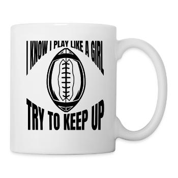 Joueurs de football américain Entraîneurs de football américain - Mug blanc - blanc - Droite