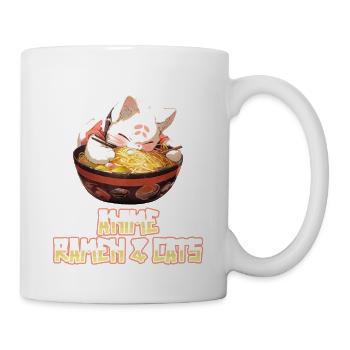 Juste un garçon qui aime les ramen et les chats d’anime - Mug blanc - blanc - Droite