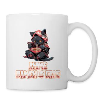 Juste un garçon qui aime les ramen et les chats d’anime - Mug blanc - blanc - Droite