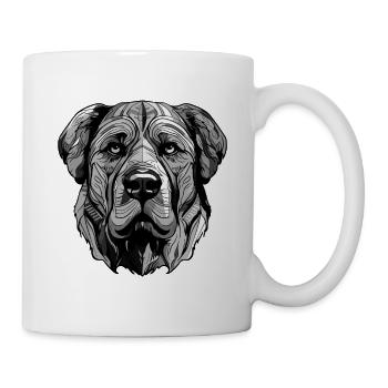 Kangal Hund Portrait - Tasse - Weiß - Rechts