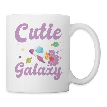 Mignon de la galaxie! Fille mignonne, enfants, petite fille - Mug blanc - blanc - Droite