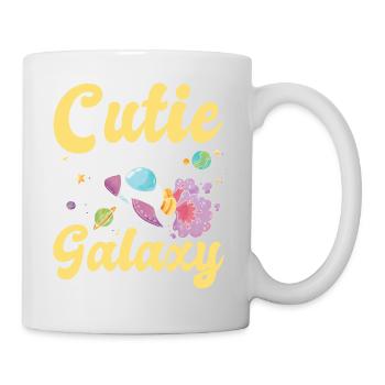 Mignon de la galaxie! Fille mignonne, enfants, petite fille - Mug blanc - blanc - Droite
