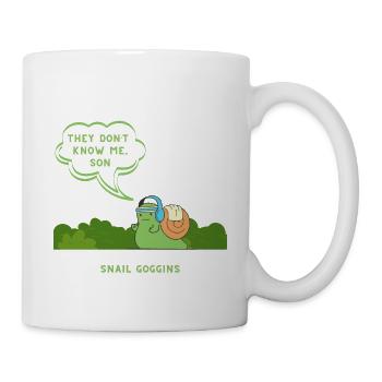 Gymnase d’escargots - Mug blanc - blanc - Droite
