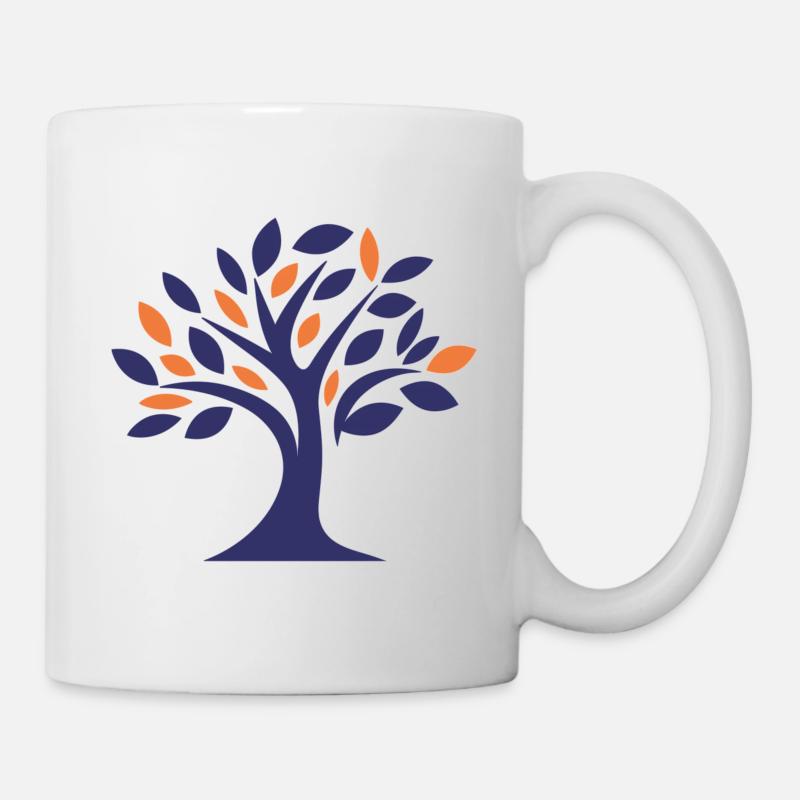 Symbol eines Olivenbaums - Tasse - Weiß