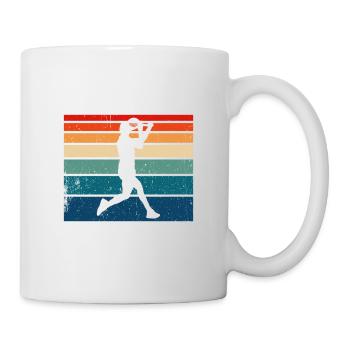 Le paddle-tennis est mon cardio - Mug blanc - blanc - Droite