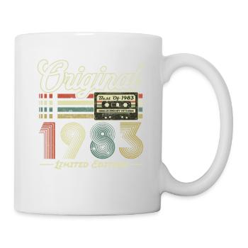 Original 1983 Vintage Anniversaire Rétro 1983 - Mug blanc - blanc - Droite