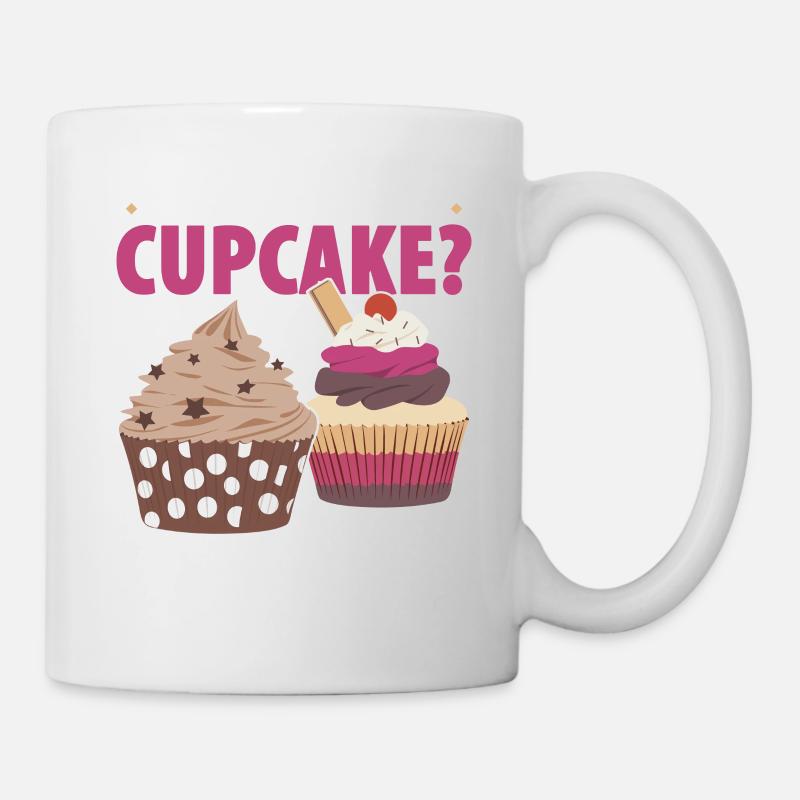 Was ist besser als ein Cupcake? Zwei Cupcakes Lieb - Tasse - Weiß
