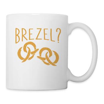 Was ist besser als ein Brezel? Zwei Brezel Lieblib - Tasse - Weiß - Rechts