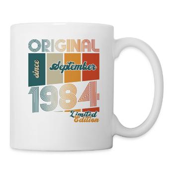 39ème Anniversaire Original Septembre Millésime 1984 - Mug blanc - blanc - Droite