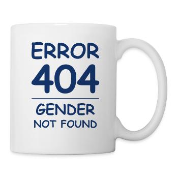 gender not found Error 404 - Mug - white - Right