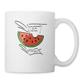 Melon d’été sucré - Mug blanc - blanc - Droite