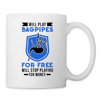Cornemuses Argent Cornemuses - Mug blanc - blanc - Droite