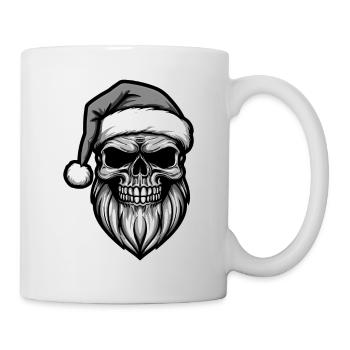 Santa Claus Skull - Mug - white - Right