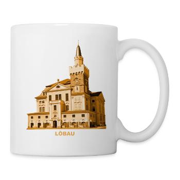 Löbau Rathaus Oberlausitz Görlitz Sachsen - Tasse - Weiß - Rechts