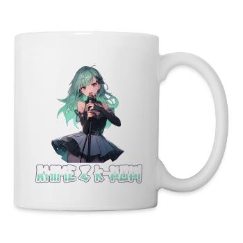 Juste une fille qui aime l’anime et la K-Pop - Mug blanc - blanc - Droite