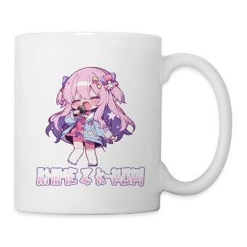 Easily distracted by Anime and K-Pop - Mug - white - Right