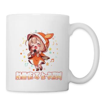 Easily distracted by Anime and K-Pop - Mug - white - Right