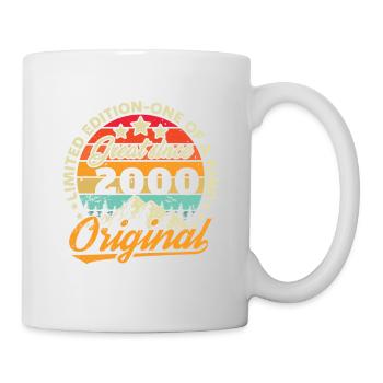Original 2000 Vintage Anniversaire Humour - Mug blanc - blanc - Droite