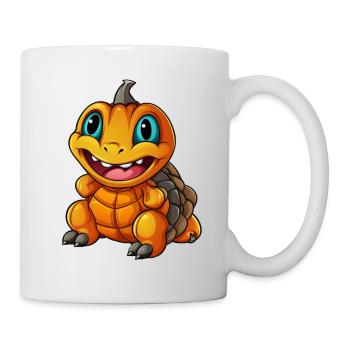 Sea Turtle Pumpkin Lazy Halloween Party Food - Mug - white - Right