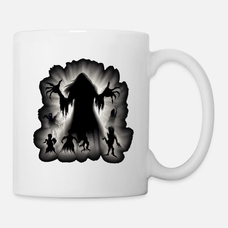 GRUSELIGE SCHATTENFIGUREN - Tasse - Weiß