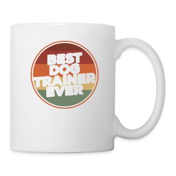 Vintage meilleur dresseur de chiens de tous les temps - Mug blanc - blanc - Droite