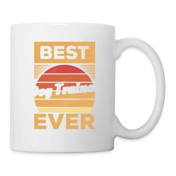Vintage meilleur dresseur de chiens de tous les temps - Mug blanc - blanc - Droite