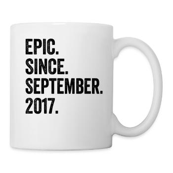 6 Years Old Epic Since September 2017 6th Birthday - Mug - white - Right