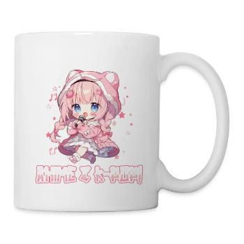 Juste un garçon qui aime l’anime et la K-Pop - Mug blanc - blanc - Droite