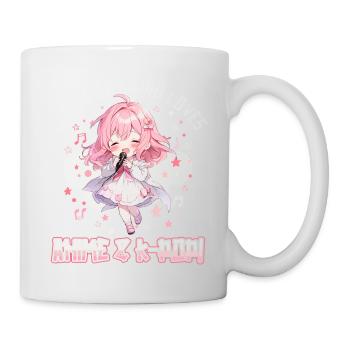 Juste un garçon qui aime l’anime et la K-Pop - Mug blanc - blanc - Droite