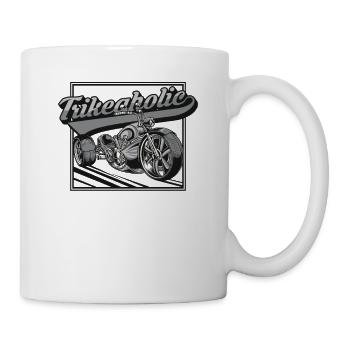 Trikeaholic Threewheeler Trikebike Tricycle - Mug - white - Right