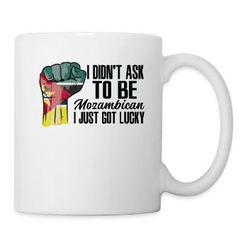 Mozambican Pride Mozambique Flag Grown Mozambican - Mug - white - Right