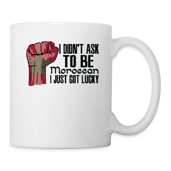 Moroccan Pride Morocco Flag Grown Moroccan Roots - Mug - white - Right
